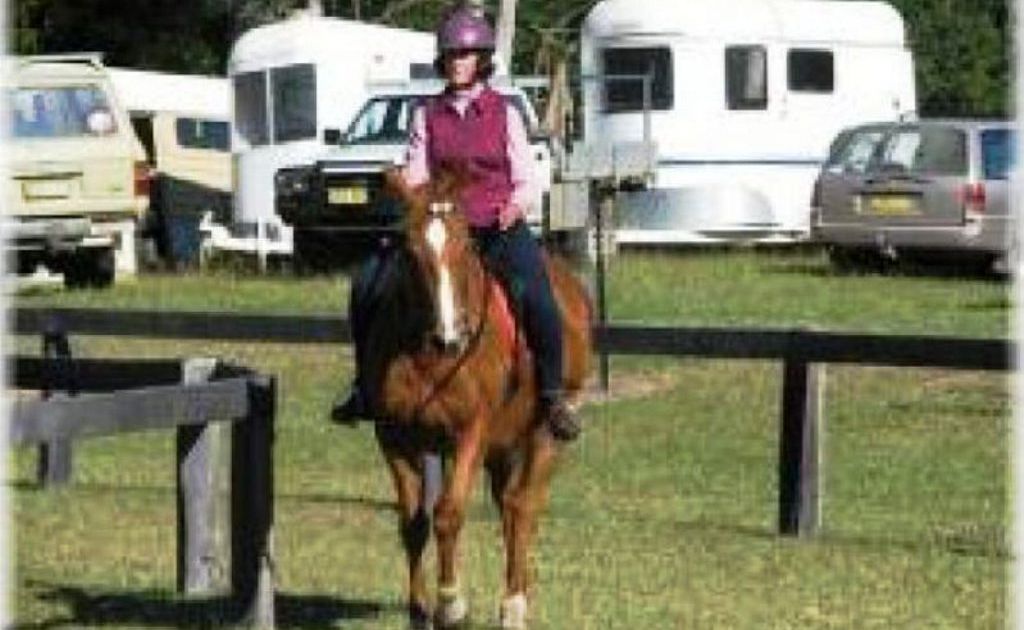 The late Anne Gilbey enjoyed horse riding away from nursing commitments. The late Anne Gilbey enjoyed horse riding away from nursing commitments.